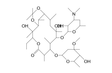(9S)-9, 1-O-Isopropylidene-9-deoxo-erythromycina