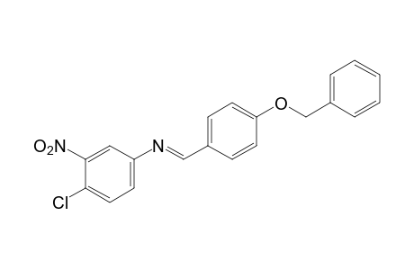 N-[p-(benzyloxy)benzylidene]-4-chloro-3-nitroaniline