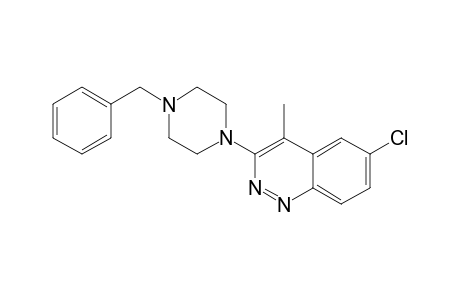 3-(4-BENZYLPIPERAZIN-1-YL)-6-CHLORO-4-METHYL-CINNOLINE