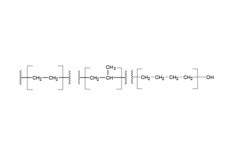 Ethylene/propylene/butylene terpolymer, epoxidized, monohydroxyl terminated