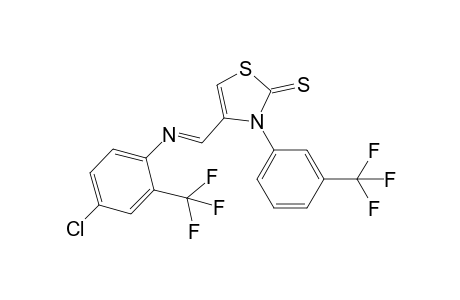 4-(4-Chlor-2-trifluormethylphenyliminomethyl)-3-(3-trifluormethylphenyl)-2,3-dihydrothiazol-2-thione