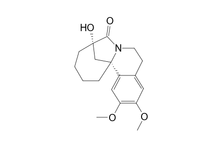 (1S,12S)-12-Hydroxy-4,5-dimethoxy-10-aza-tetracyclo[10.4.1.0(1,10).0(2,7)]-2,4,6-heptadecatrien-11-one