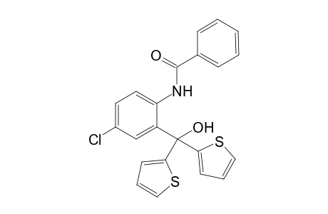 Bis(2'-thienyl)[5-chloro-2-(N-benzoylamino)phenyl]methanol