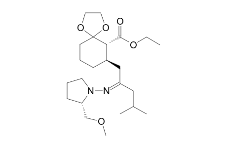 Ethyl (1R,6R)-2,2-Ethylenedioxy)-6-[2-[(2'S)-2'-(methoxymethyl)pyrrolidino]imino]-4-methylpentyl]cyclohexanecarboxylate