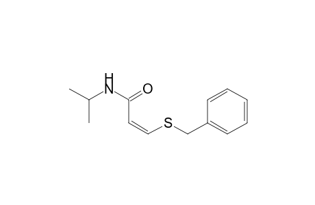 (Z)-3-(Benzylsulfanyl)-N-isopropylpropenamide