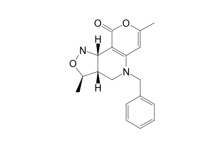 (3S*,3AR*,9BR*)-5-BENZYL-3,7-DIMETHYL-3,3A,4,5,9,9B-HEXAHYDRO-1H-ISOXAZOLO-[3,4-D]-PYRANO-[4,3-B]-PYRIDIN-9-ONE