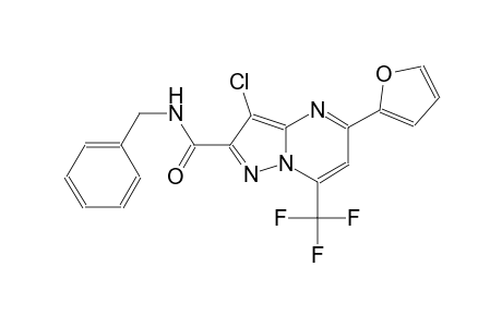 N-benzyl-3-chloro-5-(2-furyl)-7-(trifluoromethyl)pyrazolo[1,5-a]pyrimidine-2-carboxamide