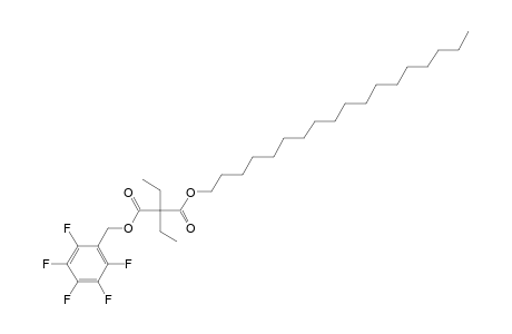 Diethylmalonic acid, octadecyl pentafluorobenzyl ester