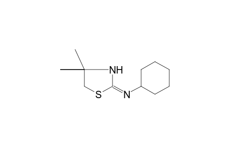 2-(cyclohexylimino)-4,4-dimethylthiazolidine