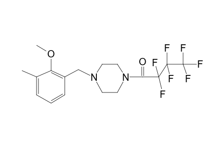 2,2,3,3,4,4,4-Heptafluoro-1-(4-(2-methoxy-3-methylbenzyl)piperazin-1-yl)butan-1-one