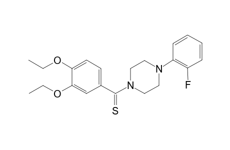 (3,4-Diethoxyphenyl)[4-(2-fluorophenyl)piperazin-1-yl]methanethione