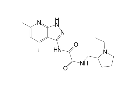 ethanediamide, N~1~-(4,6-dimethyl-1H-pyrazolo[3,4-b]pyridin-3-yl)-N~2~-[(1-ethyl-2-pyrrolidinyl)methyl]-