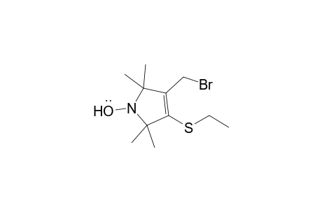 4-Ethylthio-3-bromomethyl-2,2,5,5-tetramethyl-2,5-dihydro-1H-pyrrol-1-yloxyl radical
