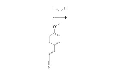 (E)-3-[4-(2,2,3,3-tetrafluoropropoxy)phenyl]acrylonitrile