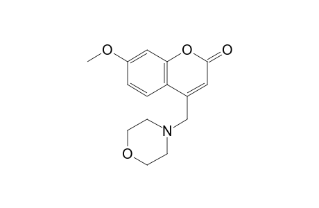 7-methoxy-4-(4-morpholinylmethyl)-1-benzopyran-2-one