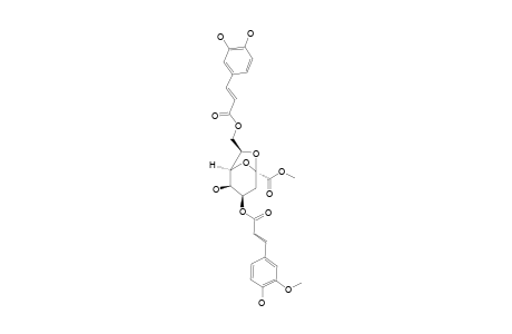 REL-(1-S,2-R,3-R,5-S,7-R)-METHYL_7-CAFFEOYLOXYMETHYL-2-HYDROXY-3-FERULOYLOXY-6,8-DIOXABICYCLO-[3.2.1]-OCTANE-5-CARBOXYLATE