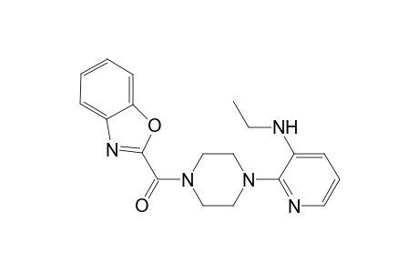 1,3-benzoxazol-2-yl-[4-[3-(ethylamino)-2-pyridinyl]-1-piperazinyl]methanone
