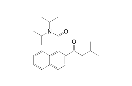 2-(3-methyl-1-oxobutyl)-N,N-di(propan-2-yl)-1-naphthalenecarboxamide