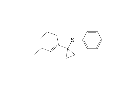 4-(1'-Phenylthiocycloprop-1'-yl)hept-3-ene