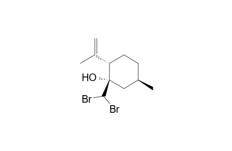 (1S,2S,5R)-1-(dibromomethyl)-2-isopropenyl-5-methyl-cyclohexanol