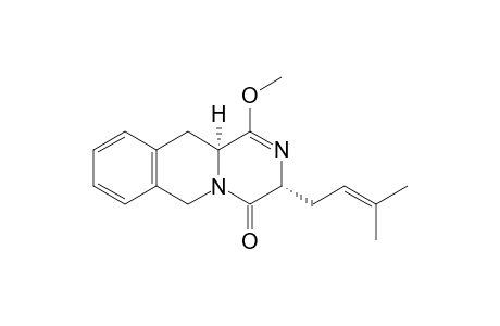 (3R,11aS)-1-methoxy-3-(3-methylbut-2-enyl)-3,6,11,11a-tetrahydropyrazino[1,2-b]isoquinolin-4-one