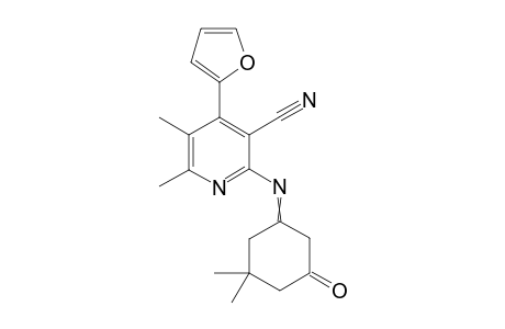 2-(3,3-dimethyl-5-oxocyclohexylideneamino)-4-(furan-2-yl)-5,6-dimethylpyridine-3-carbonitrile