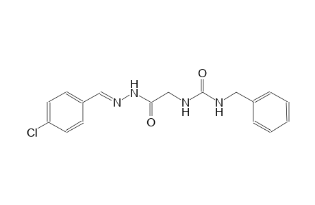 N-benzyl-N'-{2-[(2E)-2-(4-chlorobenzylidene)hydrazino]-2-oxoethyl}urea