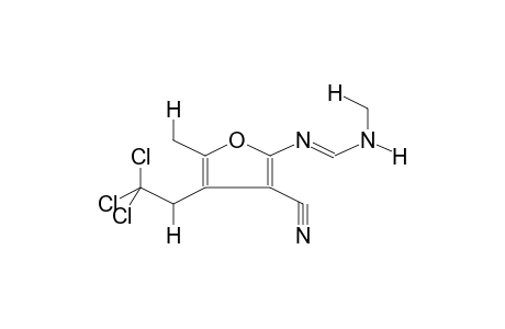 (E)-N2-5-METHYL-4-(2,2,2-TRICHLOROETHYL)-3-CYANOFUR-2-YL-N1-METHYLFORMAMIDINE