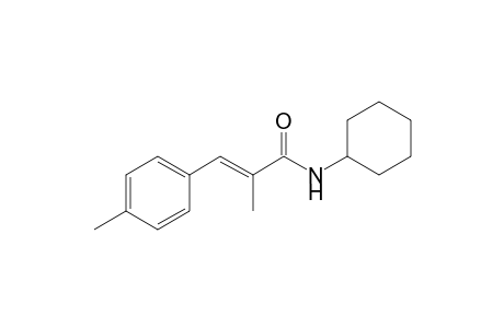 N-Cyclohexyl-2-methyl-3-(4-tolyl)prop-2-enamide