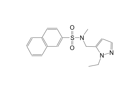 2-naphthalenesulfonamide, N-[(1-ethyl-1H-pyrazol-5-yl)methyl]-N-methyl-