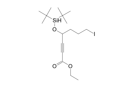 Ethyl 4-di-tert-butylsilyloxy-7-iodohept-2-ynoate