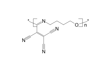 Poly[(carb-tricyanoethenyl)carboimino-alt-oxytetramethylene]