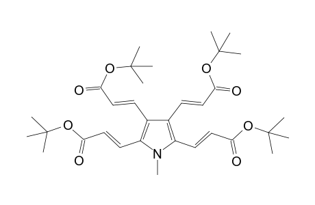 (2E,2'E,2''E,2'''E)-tert-Butyl-3,3',3'',3'''-(1-methyl-1H-pyrrole-2,3,4,5-tetrayl)tetra acrylate