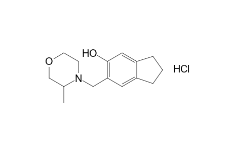 6-[(3-methylmorpholino)methyl]-5-indanol, hydrochloride