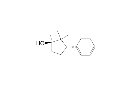 Cyclopentanol, 1,2,2-trimethyl-3-phenyl-, trans-