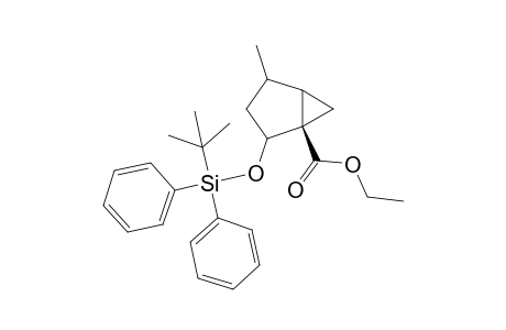 Ethyl (1R,3R)-2-[(t-butyldiphenylsilyl)oxy]-4-methylbicyclo[3.1.0]hexane-1-carboxylate