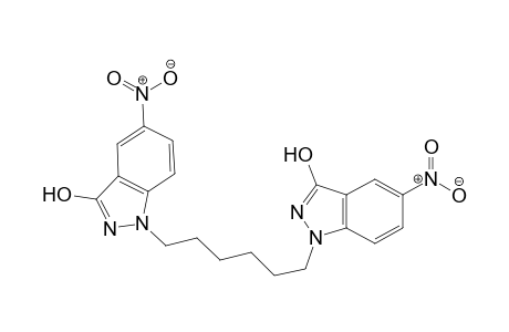 1,1'-Hexamethylenebis(5-nitro-1H-indazol-3-ol)