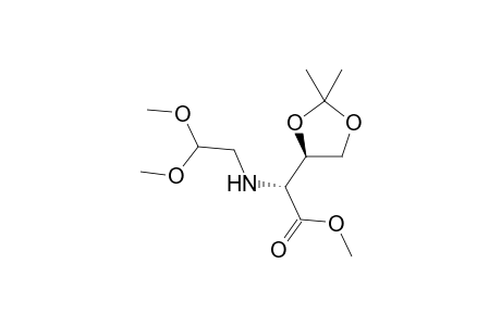 (R)-(2,2-Dimethoxy-ethylamino)-((R)-2,2-dimethyl-[1,3]dioxolan-4-yl)-acetic acid methyl ester