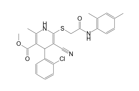3-pyridinecarboxylic acid, 4-(2-chlorophenyl)-5-cyano-6-[[2-[(2,4-dimethylphenyl)amino]-2-oxoethyl]thio]-1,4-dihydro-2-methyl-, methyl ester