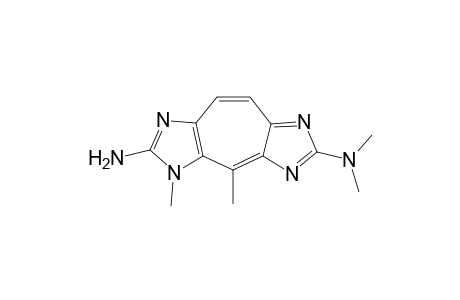 3H-Cyclohepta[1,2-d:4,5-d']diimidazole-2,6-diamine, N6,N6,3,4-tetramethyl-