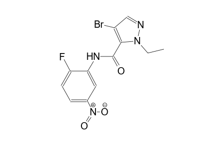 4-bromo-1-ethyl-N-(2-fluoro-5-nitrophenyl)-1H-pyrazole-5-carboxamide