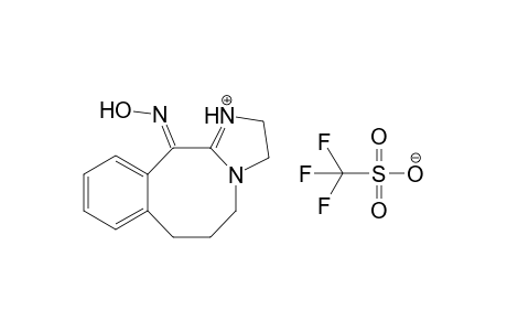 11-[(E)-Hydroxyimino]-2,3,4.5,6,11-hexahydro-3a-aza-1-azoniabenzo[a]cyclopenta[d]cyclooctene trifluoromethanesulfonate