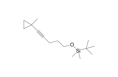 tert-Butyldimethyl(5-(1-methylcyclopropyl)pent-4-ynyloxy)silane