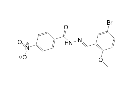 N'-[(5-bromo-2-methoxyphenyl)methylidene]-4-nitrobenzohydrazide