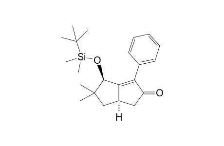 trans-5,5-Dimethyl-4-[[(1,1-dimethylethyl)dimethylsilyl]oxy]-3-phenyl-4,5,6,6a-tetrahydro-3-(trimethylsilyl)-2(1H)-pentalenone