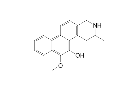 6-Methoxy-3-methyl-5-hydroxy-1,2,3,4-tetrahydronaphtho[2,1-f]isoquinoline