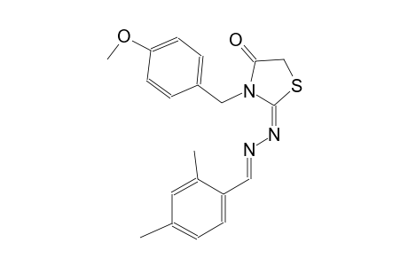 2,4-dimethylbenzaldehyde [(2E)-3-(4-methoxybenzyl)-4-oxo-1,3-thiazolidin-2-ylidene]hydrazone