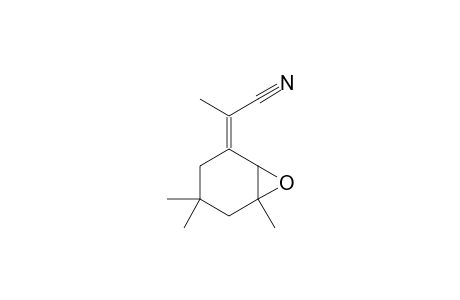 (2Z)-2-(4,4,6-trimethyl-7-oxabicyclo[4.1.0]heptan-2-ylidene)propanenitrile