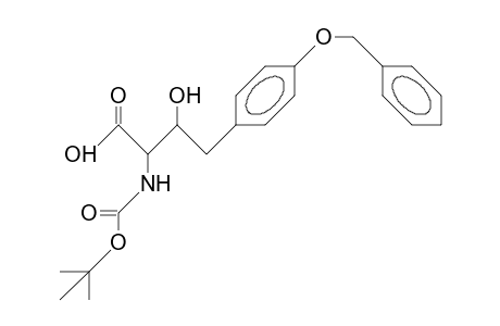 (2S,3R)-3-Hydroxy-2-T-butoxycarbonylamino-4-(benzyloxy-phenyl)-butanoic acid