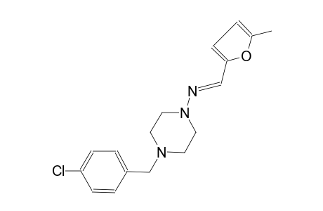 1-piperazinamine, 4-[(4-chlorophenyl)methyl]-N-[(E)-(5-methyl-2-furanyl)methylidene]-